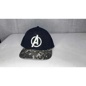 Black and white Avengers snapback cap
